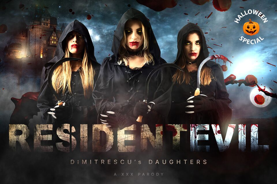 Resident Evil Village: Dimitrescu Daughters A XXX Parody with Eveline Dellai, Silvia Dellai, Lilly Bella – VRCosplayX